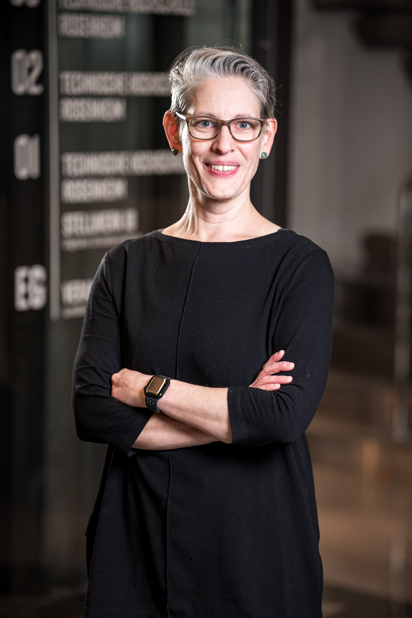 Portrait von Prof. Dr. Wibke Michalk an der TH Rosenheim Businessfotografie in Traunstein